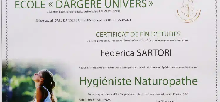 Photo numéro 5 de la galerie de Federica Sartori : Naturopathe à Roiffieux. Prendre RDV