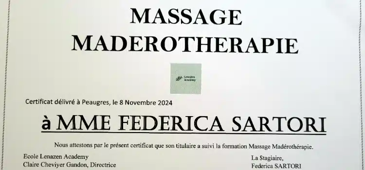 Photo numéro 8 de la galerie de Federica Sartori : Naturopathe à Roiffieux. Prendre RDV