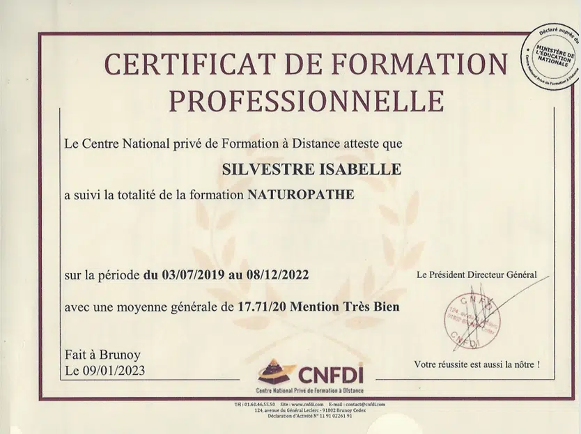 Photo numéro 1 de la galerie de Isabelle SILVESTRE : Naturopathe à Rocamadour. Prendre RDV