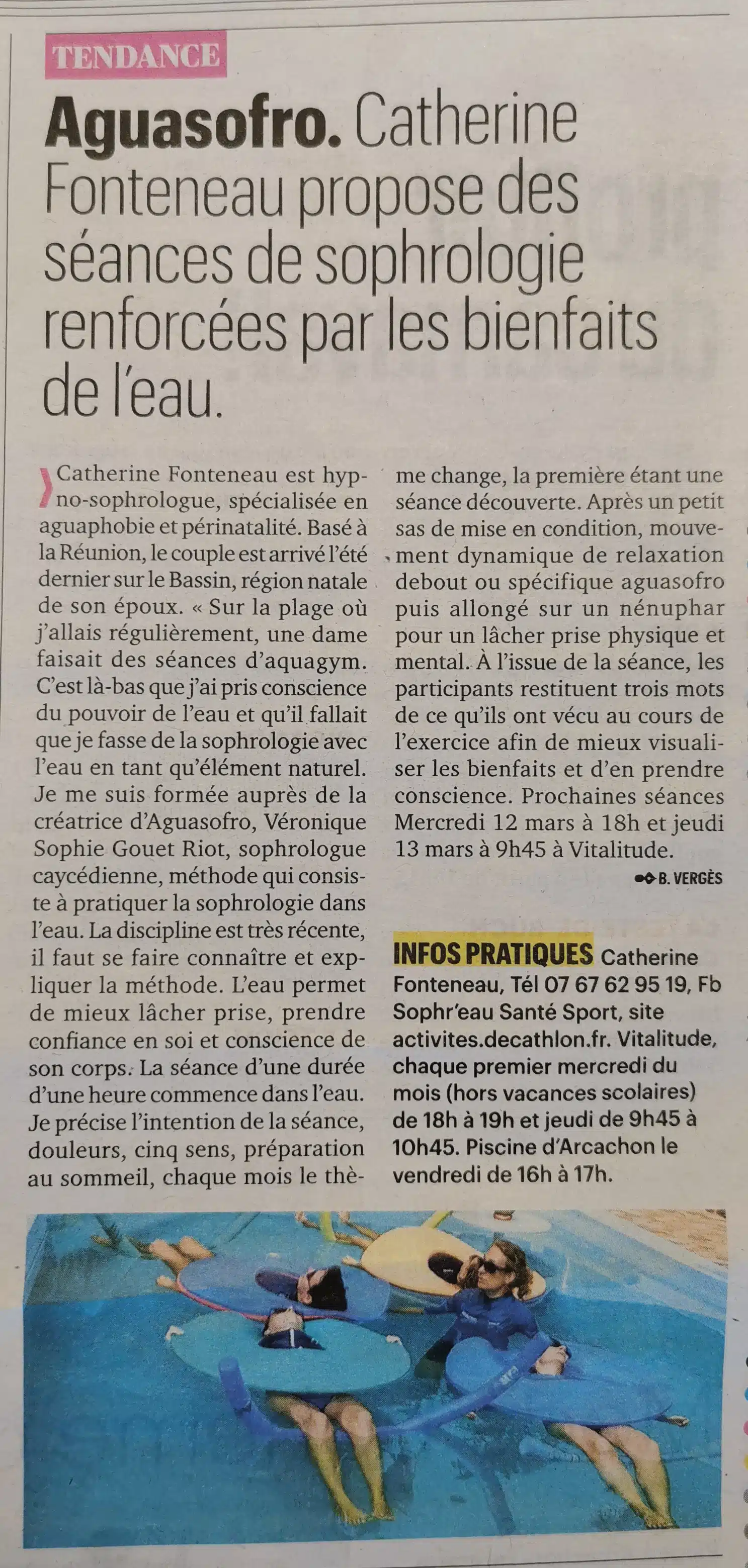 Photo numéro 3 de la galerie de Catherine Fonteneau : Sophrologue à Biganos. Prendre RDV